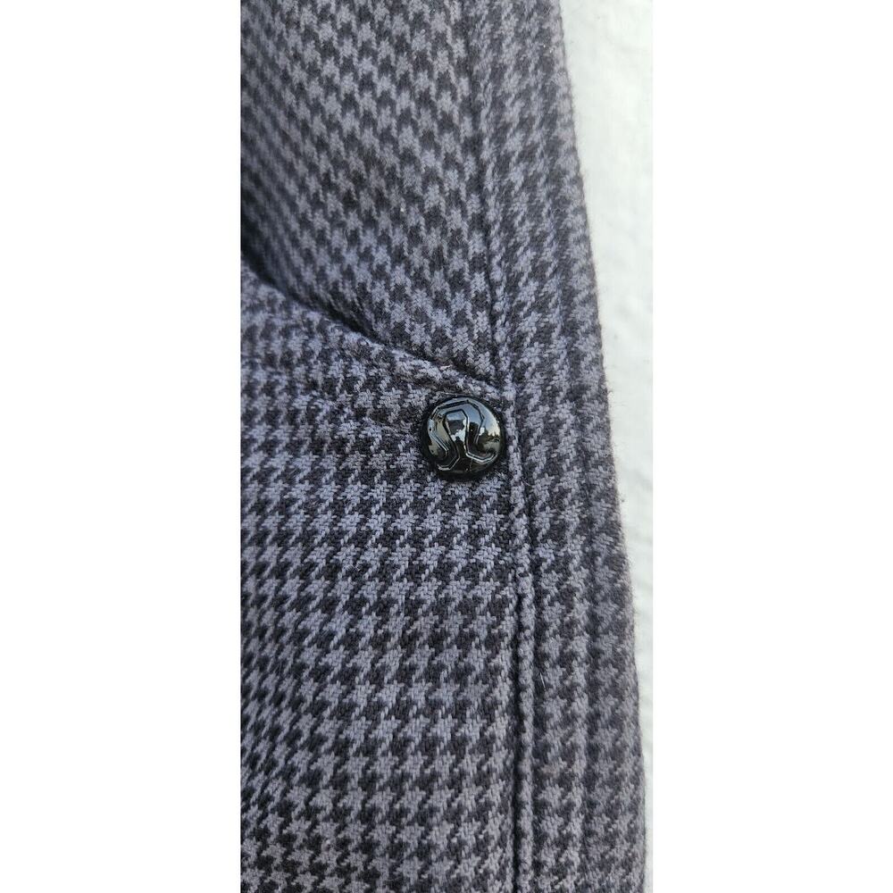 Lululemon Shorts Mens Size 34 Gray Black Kahuna Houndstooth Chino 10 Inch Inseam - Picture 3 of 14